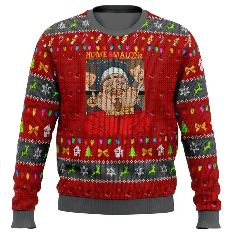 Unisex Festlicher Weihnachtspullover Gemütlich Strick Modernes Design - Image 3