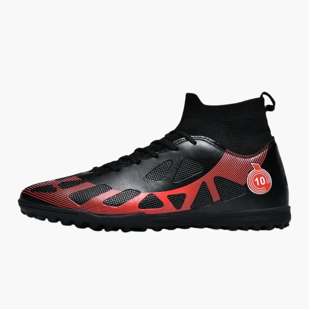 Unisex Fußballschuhe mit Stollen Sohle und Strick Kragen - Image 4
