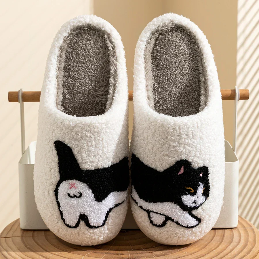 Unisex Hausschuhe Katzenmotiv Lustig | Warm & Rutschfest - Image 4