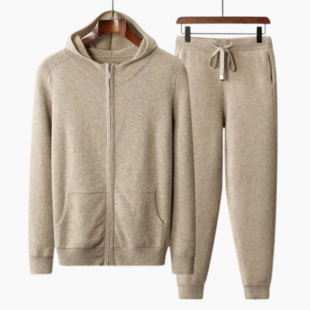 Unisex Jogginganzug mit Kapuze und Reißverschluss für alle Jahreszeiten