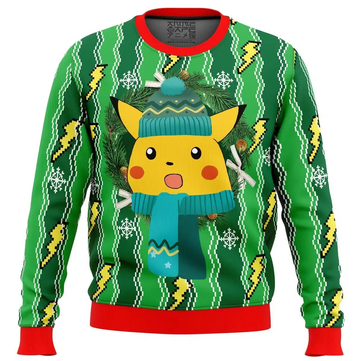 Unisex-Weihnachtsbluse mit Aufdruck, kuschelig und warm - Image 2