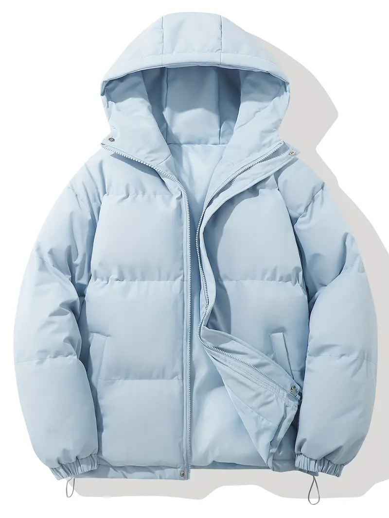 Unisex Winterjacke | Gepolsterte Steppjacke Mit Kapuze - Image 4