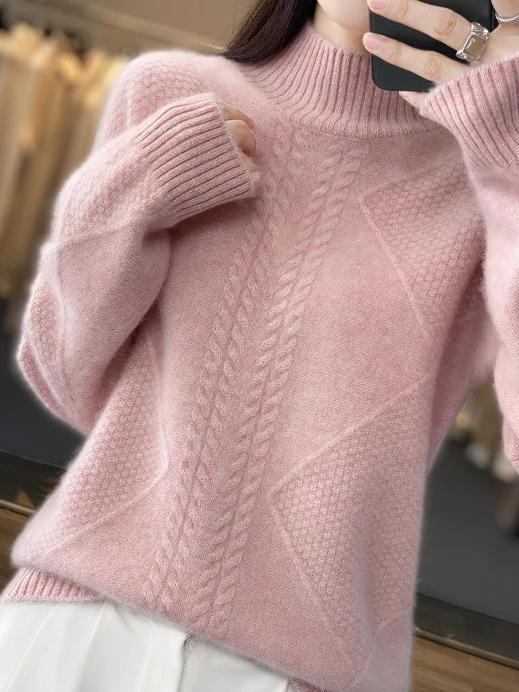 UTE - STRICKPULLOVER MIT HOHEM KRAGEN - Image 2