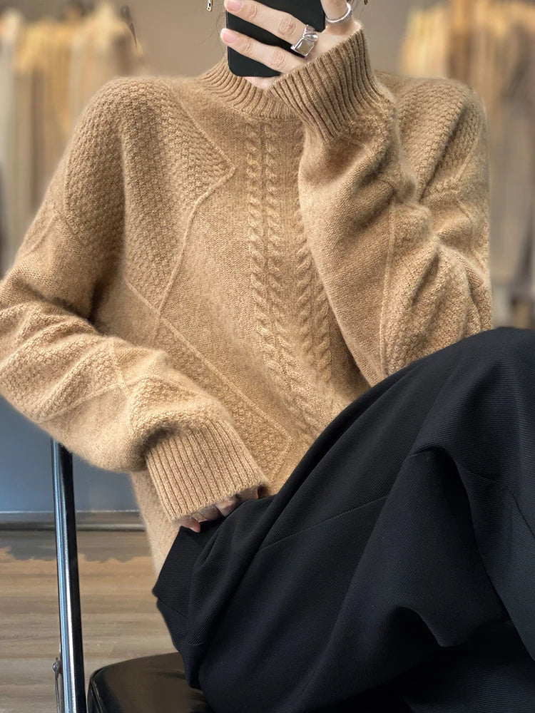 UTE - STRICKPULLOVER MIT HOHEM KRAGEN - Image 4