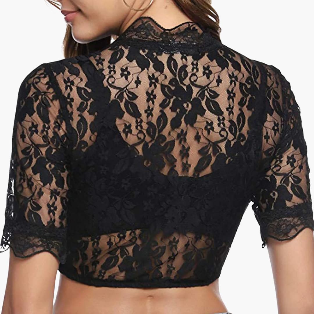 V-Ausschnitt Dirndl Bluse für Damen - Oktoberfest 2025 - Image 5