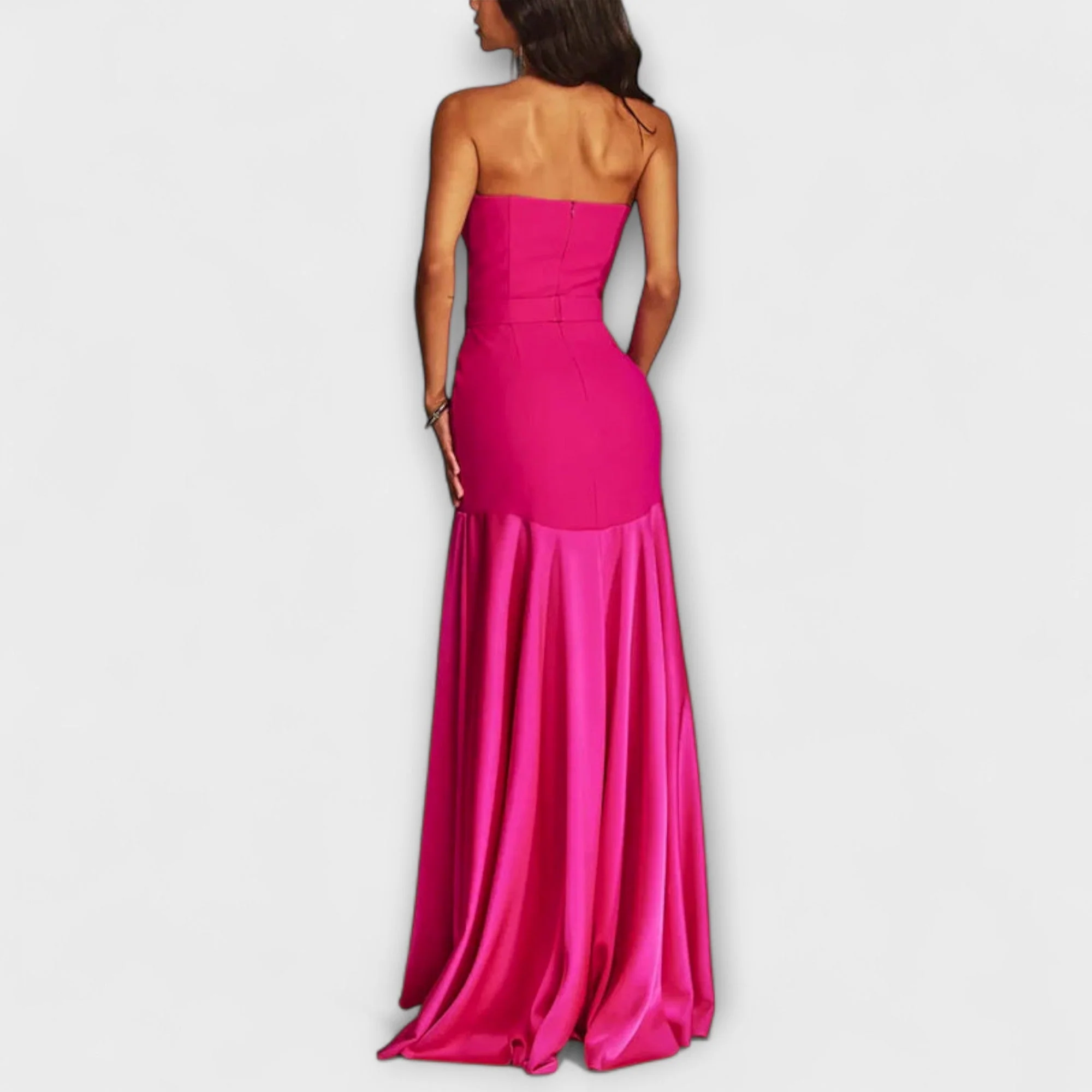 Vadena – Schulterfreies Maxikleid mit V-Ausschnitt - Image 7