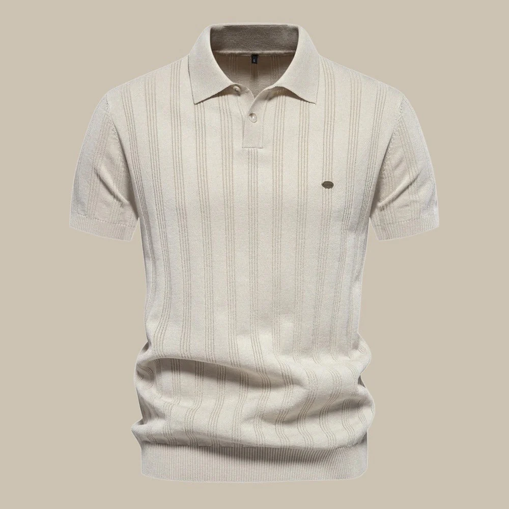 Valentin Strick-Poloshirt mit Knopfleiste - Image 4