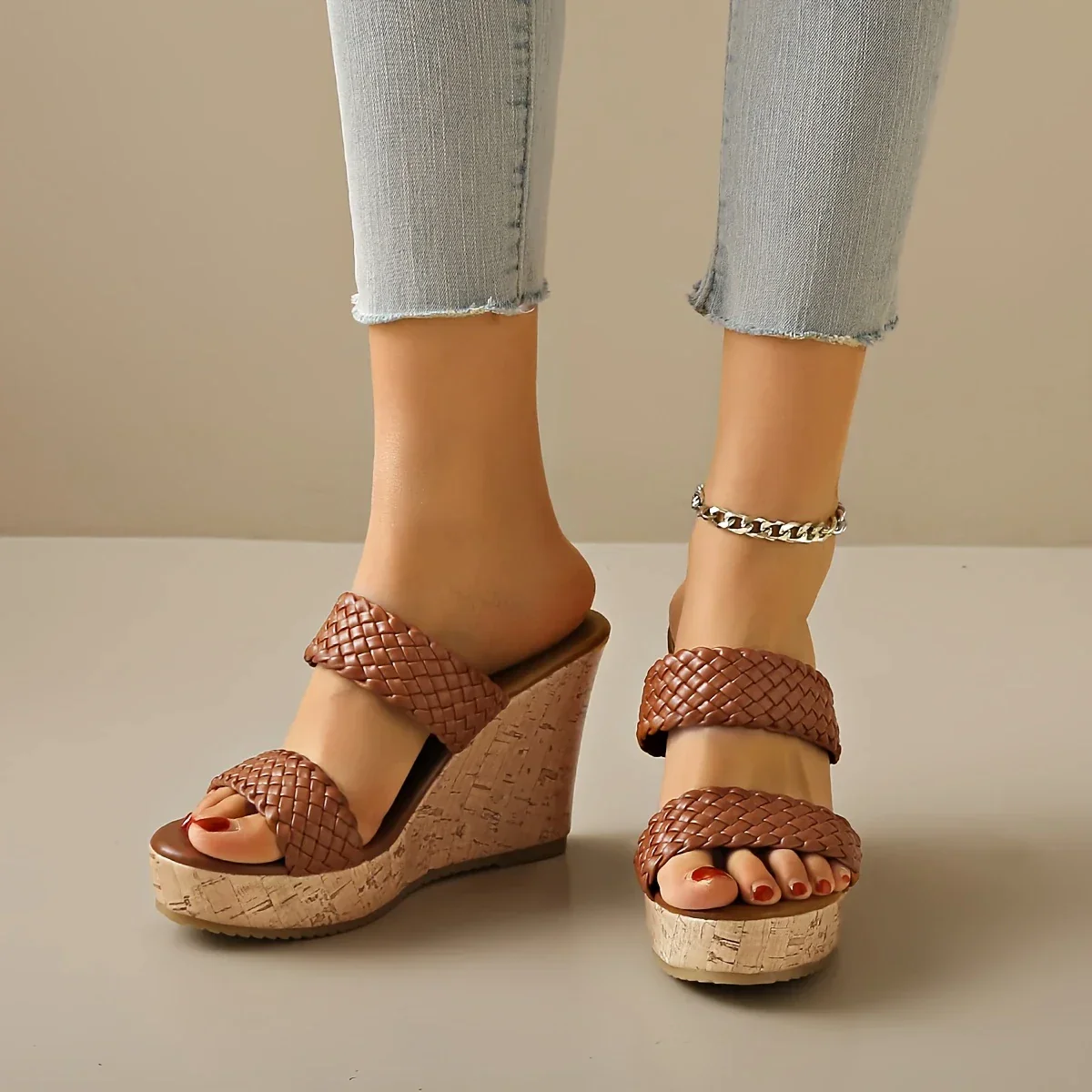 Valentina - Sommer-Keilsandalen für Frauen - Image 5