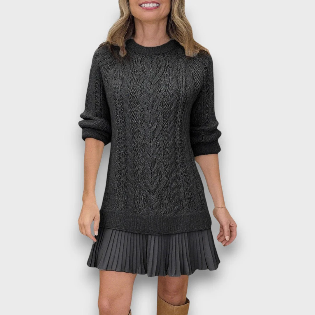 Valentina – Strickkleid mit Tüllsaum - Image 6