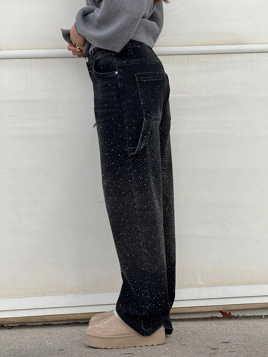VALESKA - HOSEN MIT HOHER TAILLE UND WEITEM BEIN - Image 11