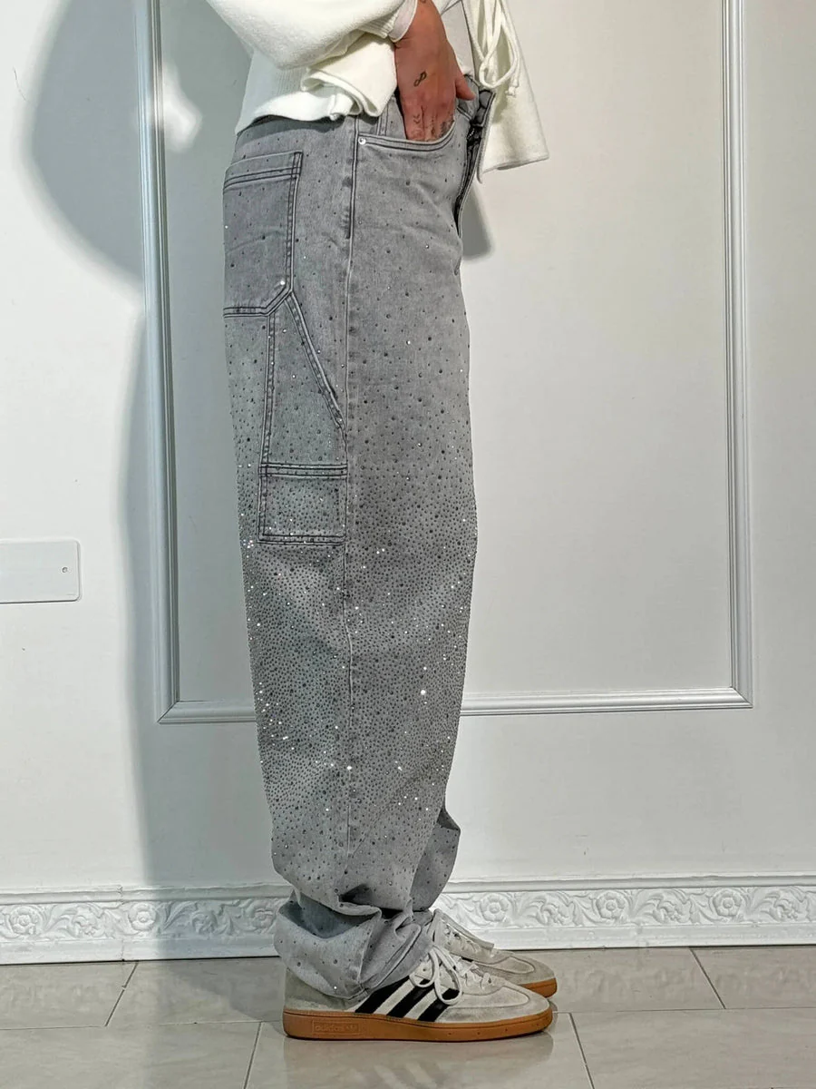 VALESKA - HOSEN MIT HOHER TAILLE UND WEITEM BEIN - Image 13