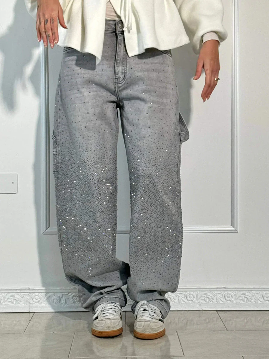 VALESKA - HOSEN MIT HOHER TAILLE UND WEITEM BEIN - Image 21
