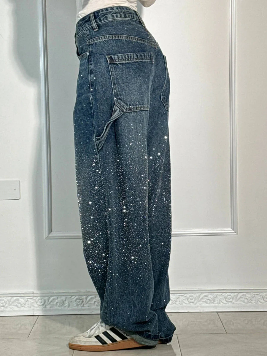 VALESKA - HOSEN MIT HOHER TAILLE UND WEITEM BEIN - Image 3