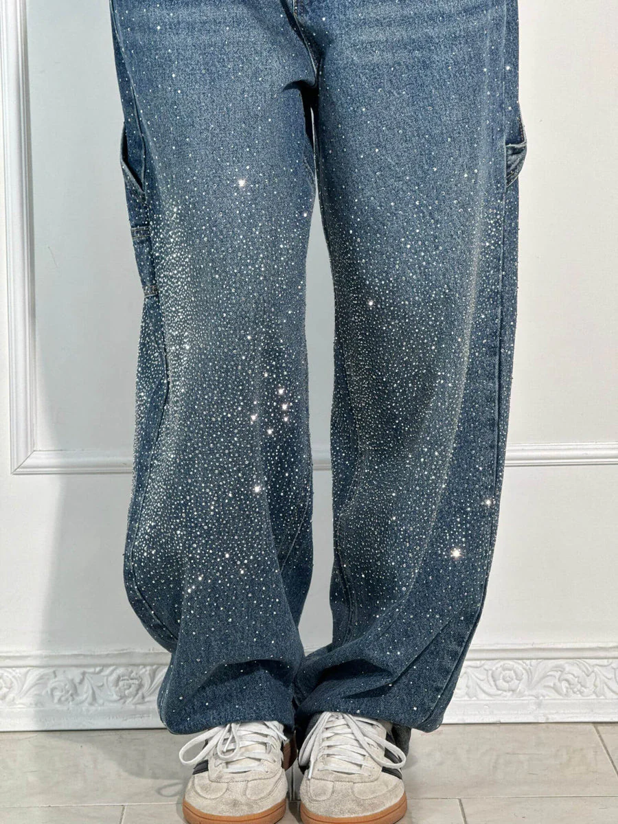 VALESKA - HOSEN MIT HOHER TAILLE UND WEITEM BEIN - Image 4