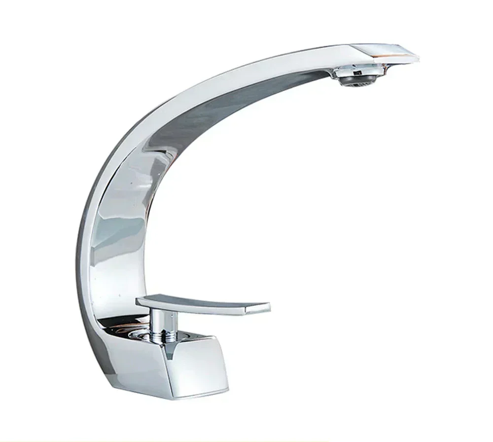 VandGlans Elegante Wandmontierte Badezimmerarmatur mit Einhebelmischer - Image 2