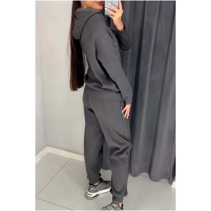 VANESSA - KAPUZEN-SWEATSHIRT UND HOSE SET - Image 2