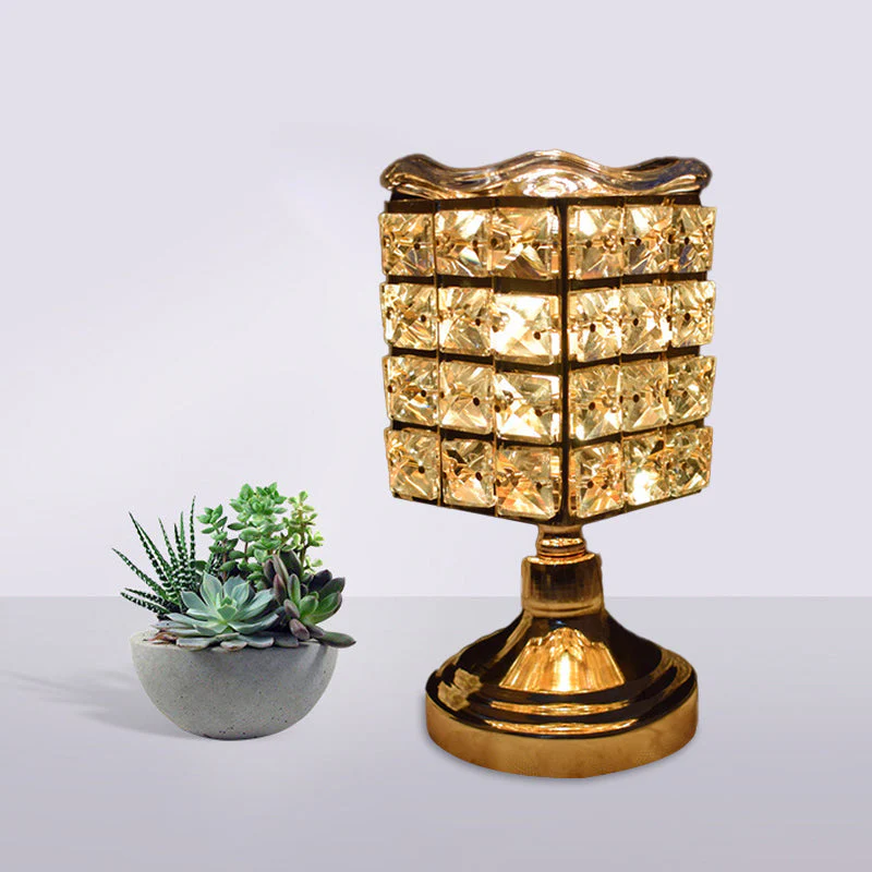 Velaire – Kristall-eingelassene goldene Schreibtischlampe - Image 10