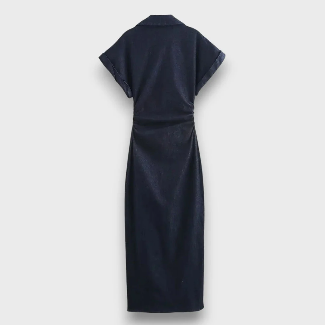 Venera – Figurnahes Hemdblusenkleid mit Knopfleiste - Image 4
