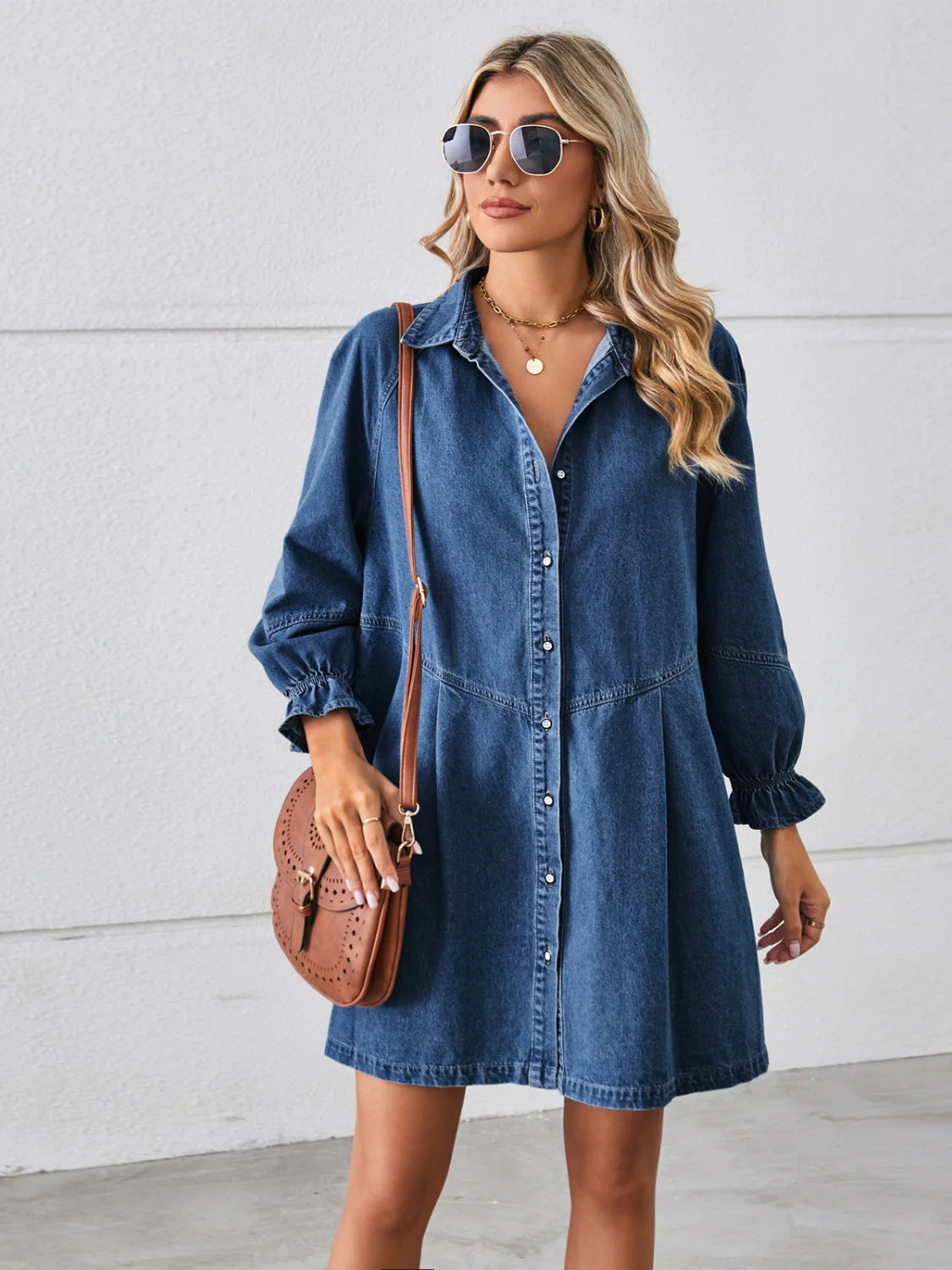Vera™ | Jeanskleid mit Knöpfen - Image 6