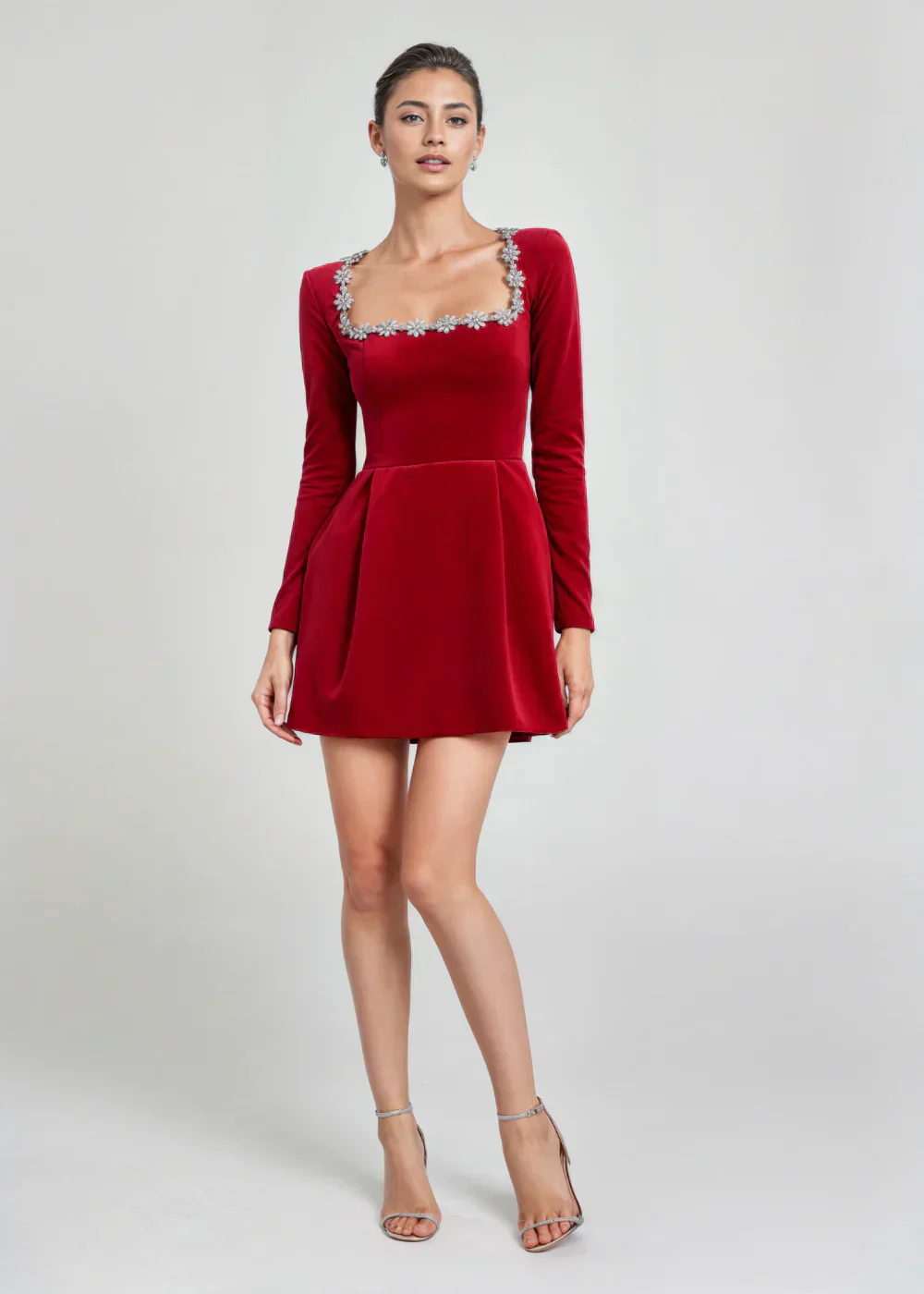 Vera | Kurzes Kleid mit quadratischem Ausschnitt - Image 4