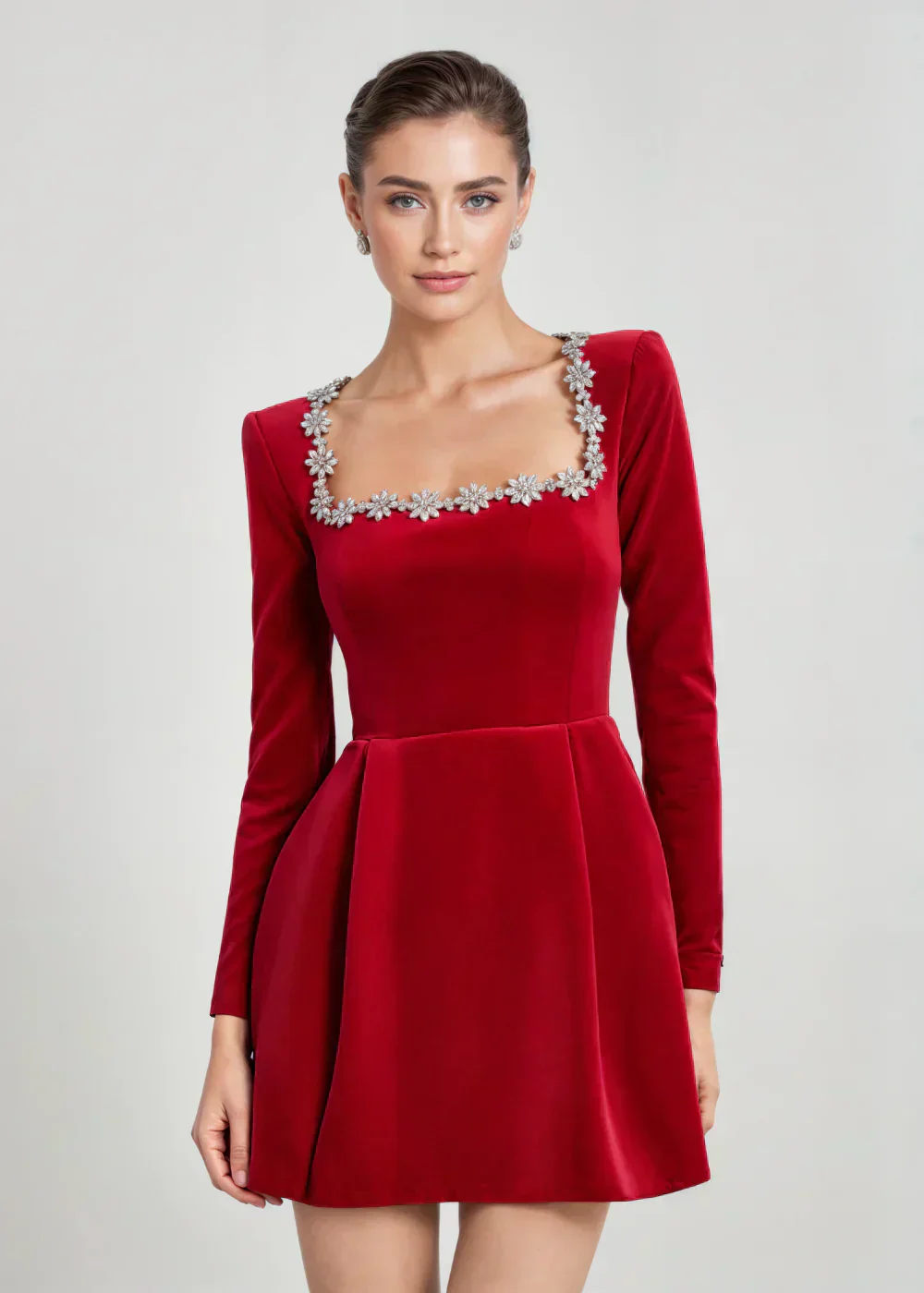 Vera | Kurzes Kleid mit quadratischem Ausschnitt - Image 7