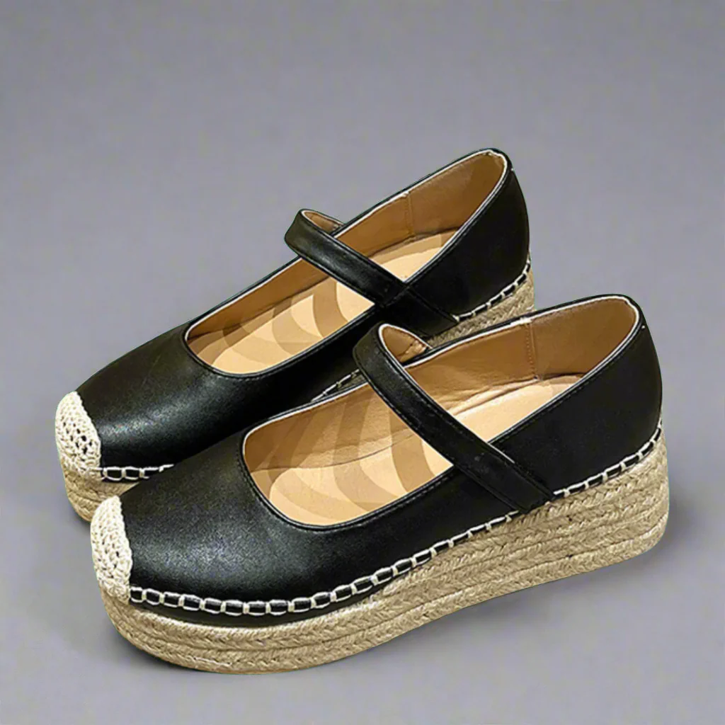 Verena | Premium Keilschuhe mit Schnalle für den Frühling