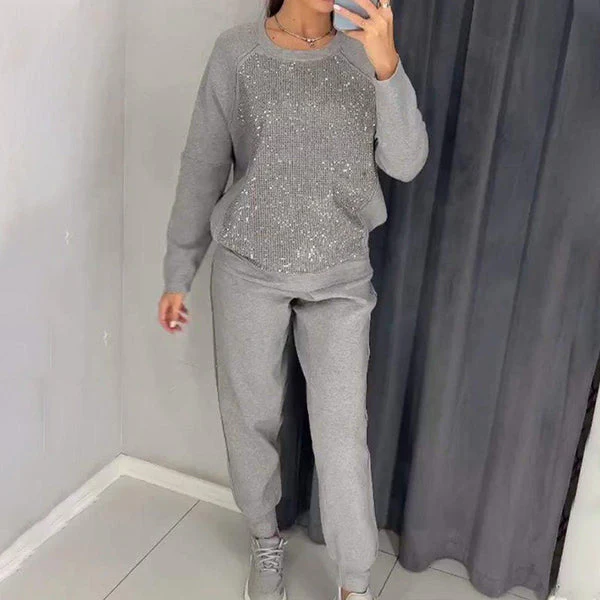 VERENA - SET AUS SWEATSHIRT UND JOGGINGHOSE - Image 3