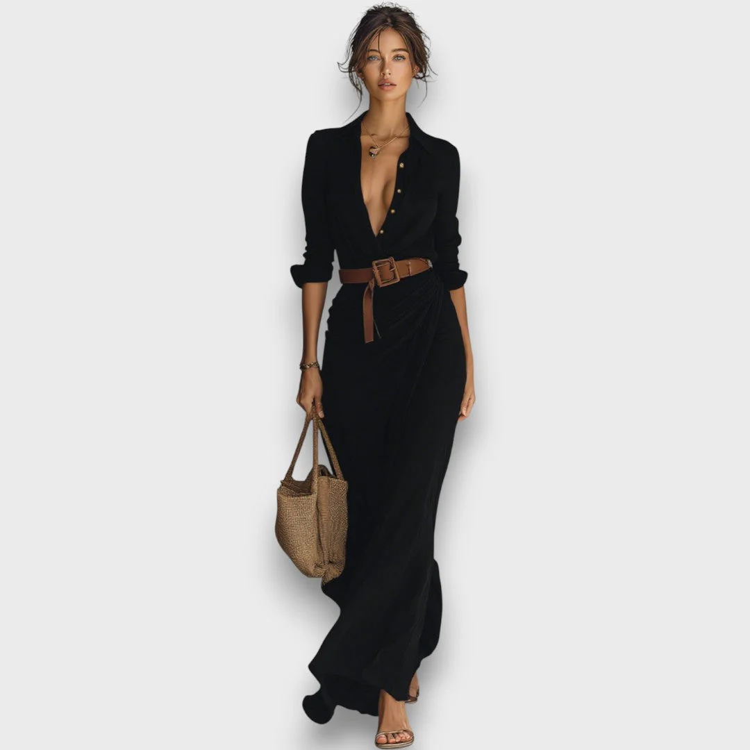 Verira – Elegantes Maxi-Wickelkleid - Image 5
