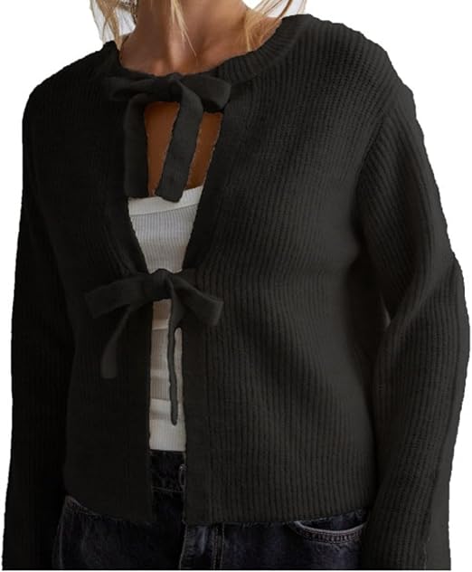 Vernice Strickjacke mit Krawattenverschluss - Image 7