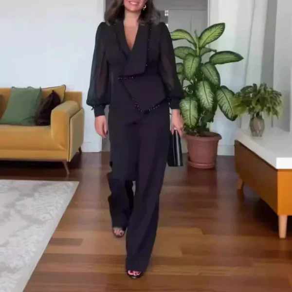 VERONIQUE - BLAZER UND HOSEN SET - Image 2