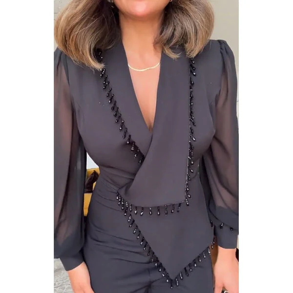 VERONIQUE - BLAZER UND HOSEN SET - Image 8