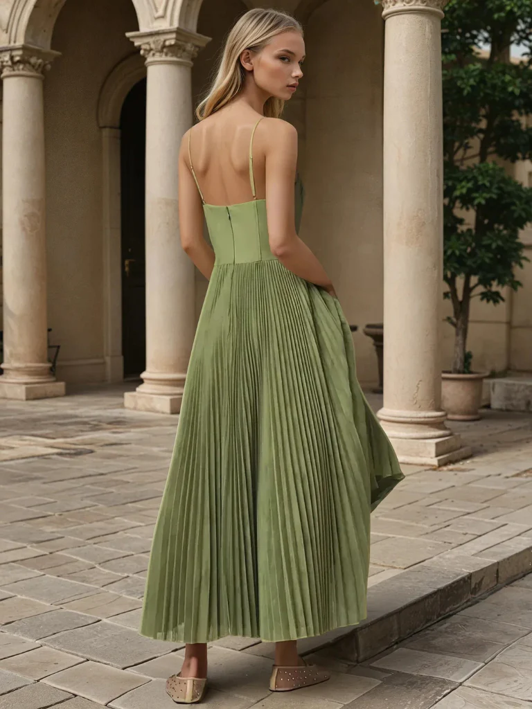 VERONIQUE | Verde Maxikleid