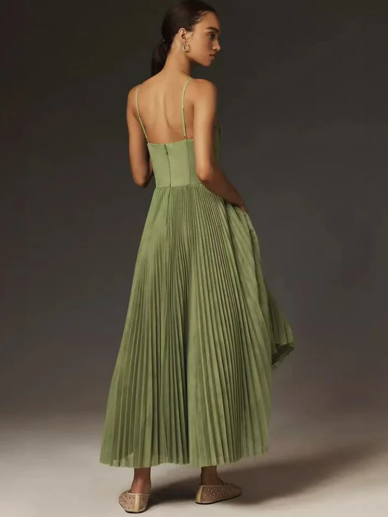 VERONIQUE | Verde Maxikleid - Image 8