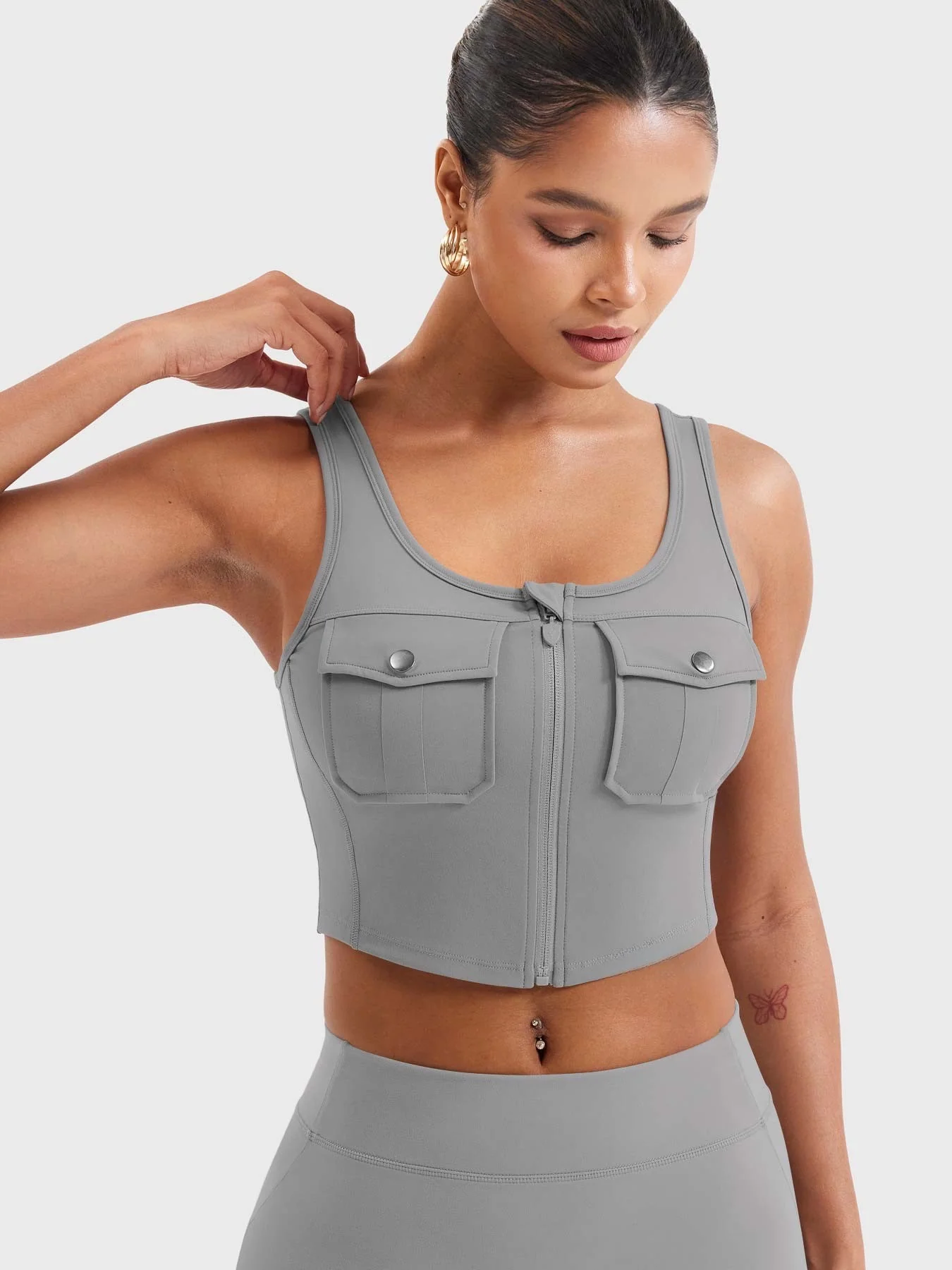 Vexoro | Atmungsaktives Tanktop Damen für Sommer Fitness - Image 3