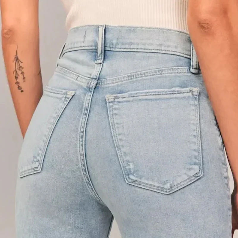 Victoria - Figurbetonte High-Rise Schlagjeans für Damen