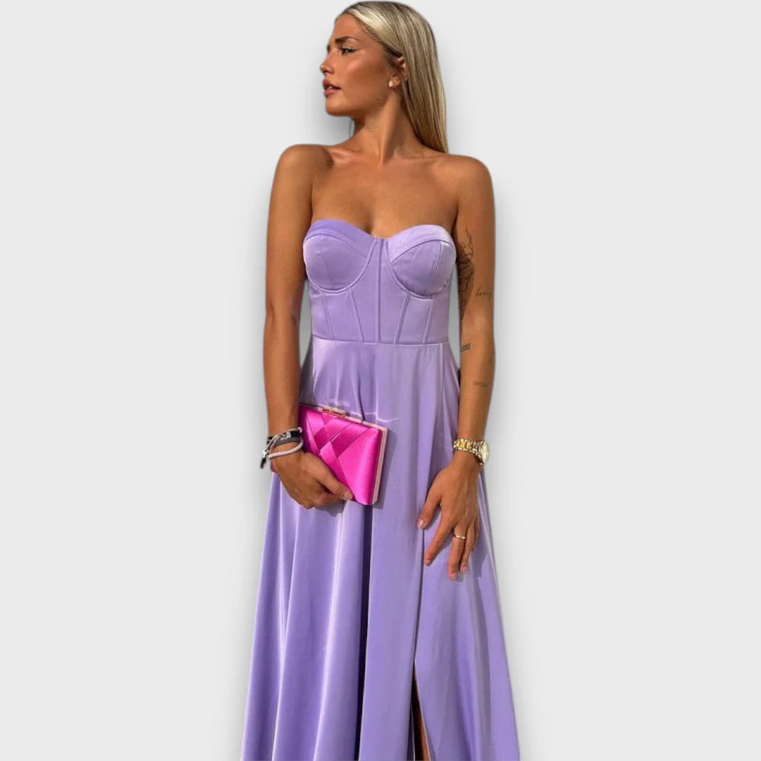 Victoria – Schulterfreies Abendkleid mit Rückenschnürung - Image 18