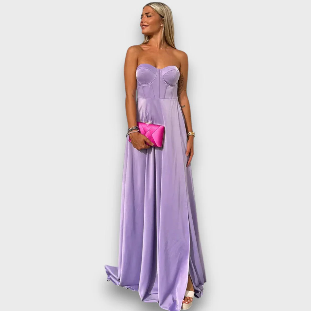 Victoria – Schulterfreies Abendkleid mit Rückenschnürung - Image 8