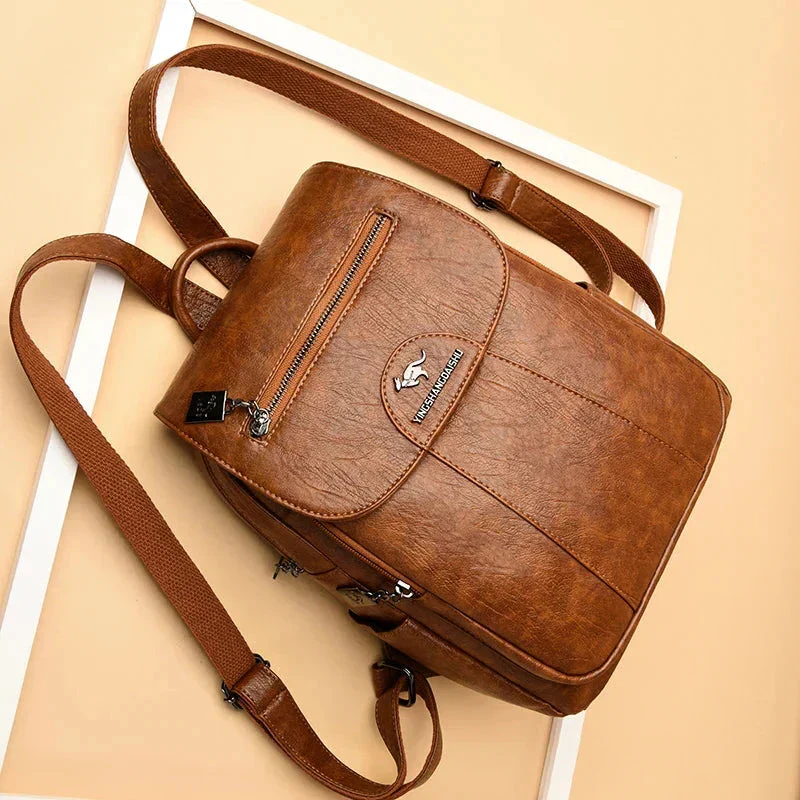 Vielseitiger Damen-Diebstahlschutz-Rucksack mit großem Fassungsvermögen und strapazierfähigem Material - Image 2