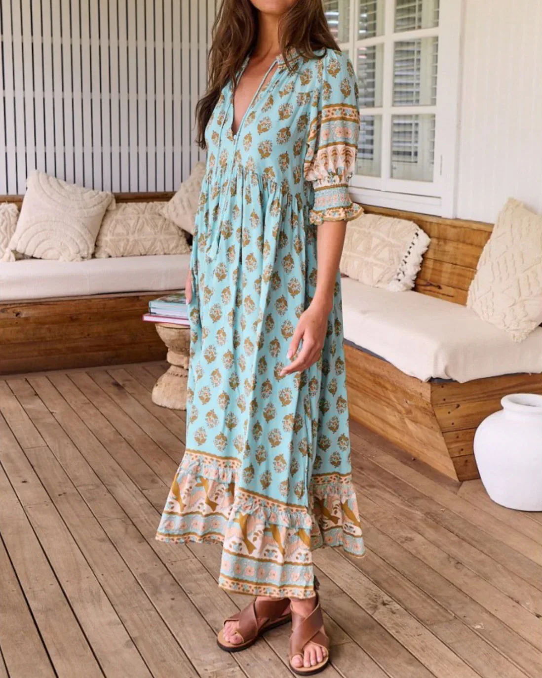 Vina | Entspanntes Strandkleid