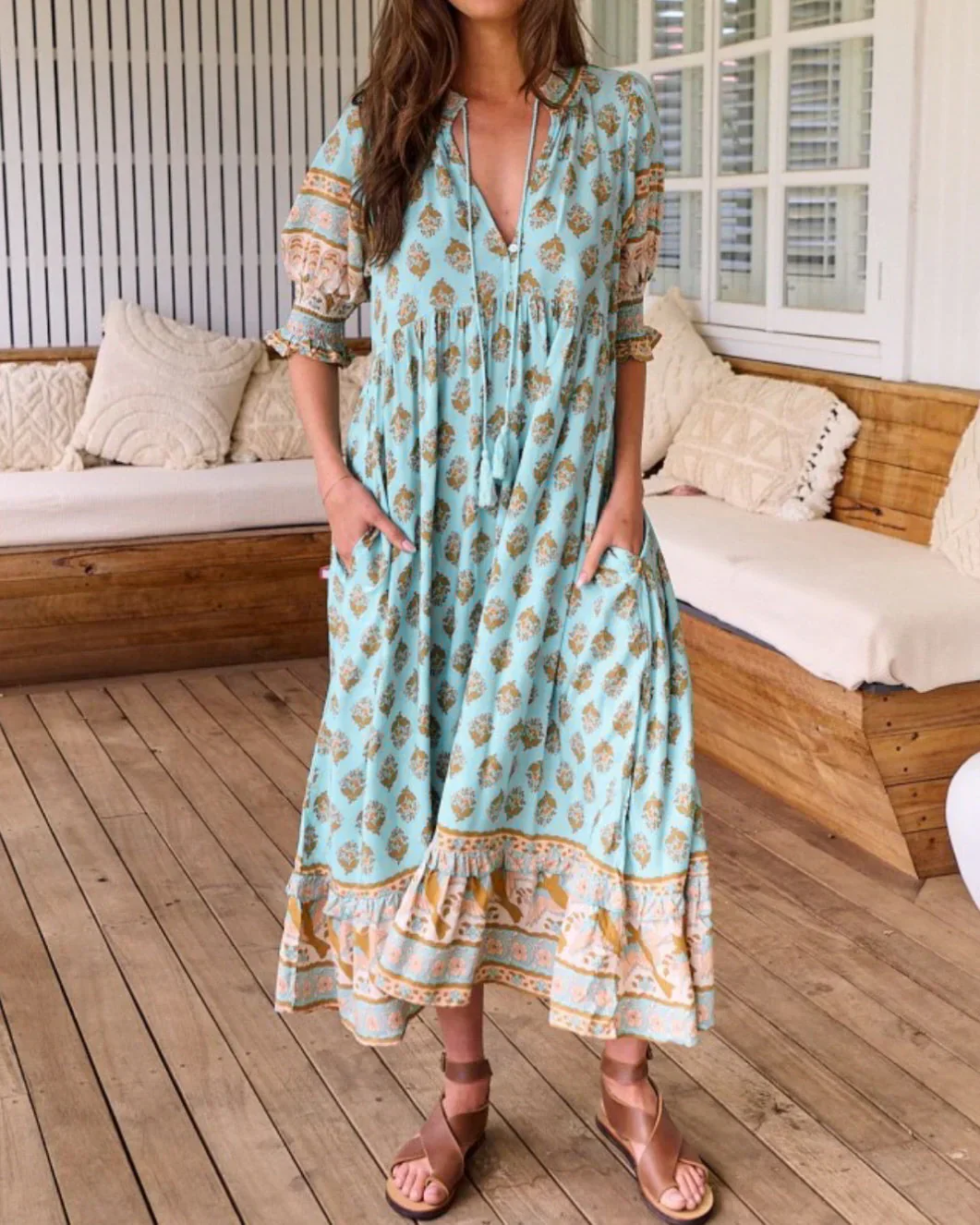 Vina | Entspanntes Strandkleid - Image 11