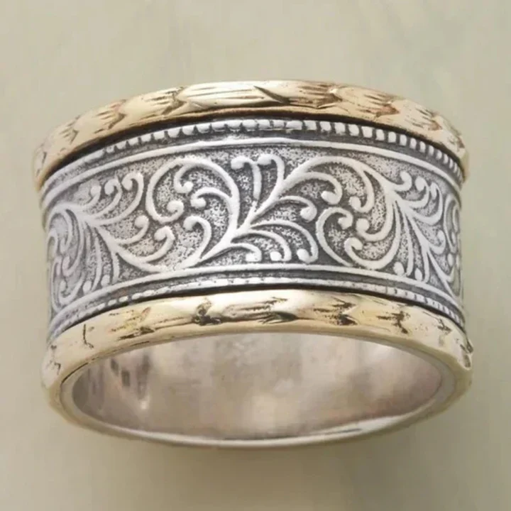 Vintage Gold & Silber Ring