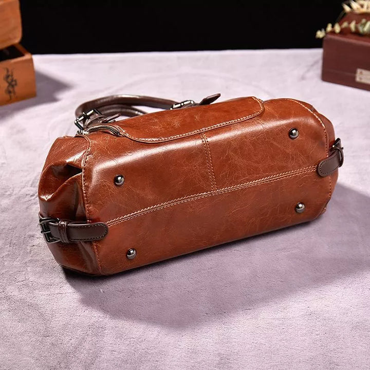 Vintage-Handtasche für Damen – Zeitlose Eleganz – Leder - Image 3