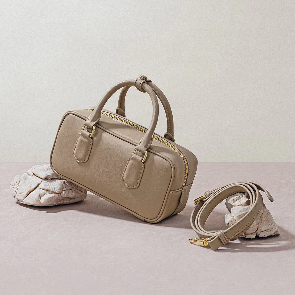Vintage PU Leder Umhängetasche - Image 3