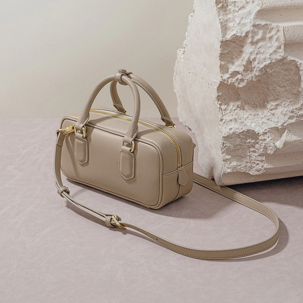 Vintage PU Leder Umhängetasche - Image 4