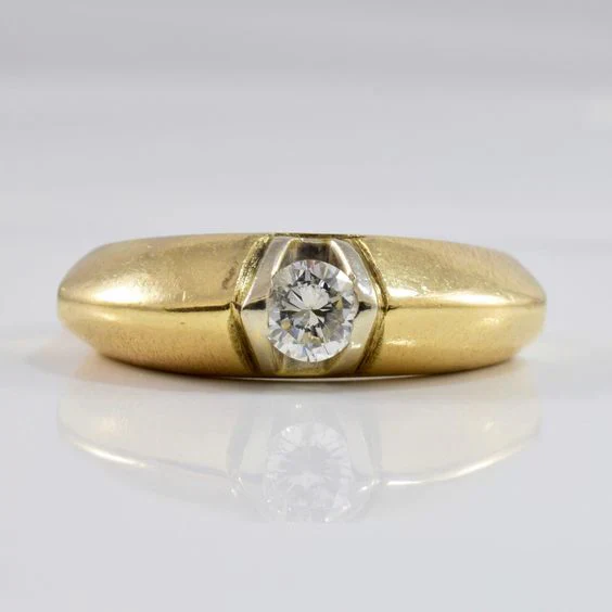 Vintage Zirkonia Gold Ring