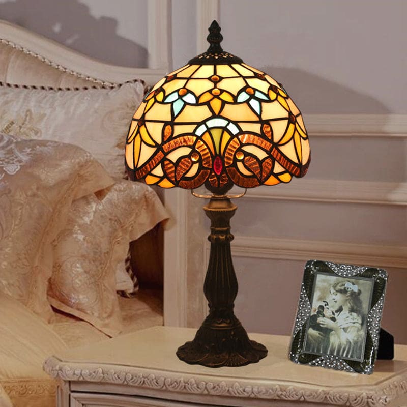 VintageGlow Tiffany-inspirierte Tischlampe - Image 3