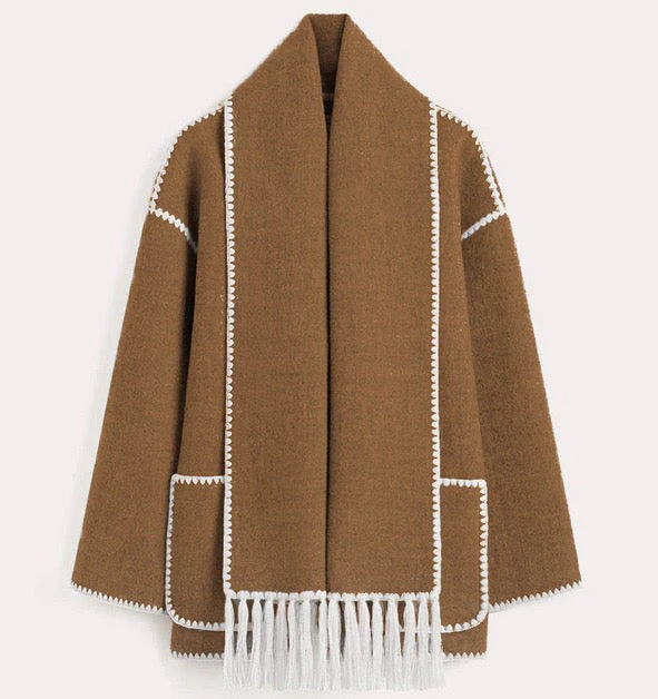 Viona | Bequeme Umhangjacke aus Wolle - Image 3
