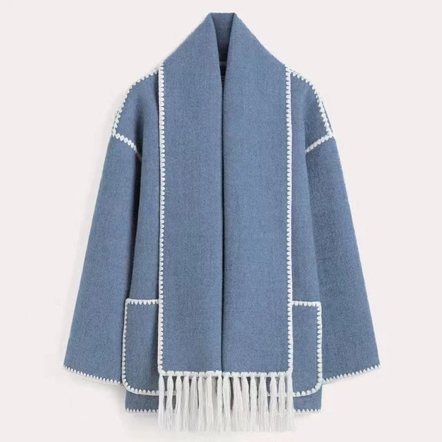 Viona | Bequeme Umhangjacke aus Wolle - Image 7