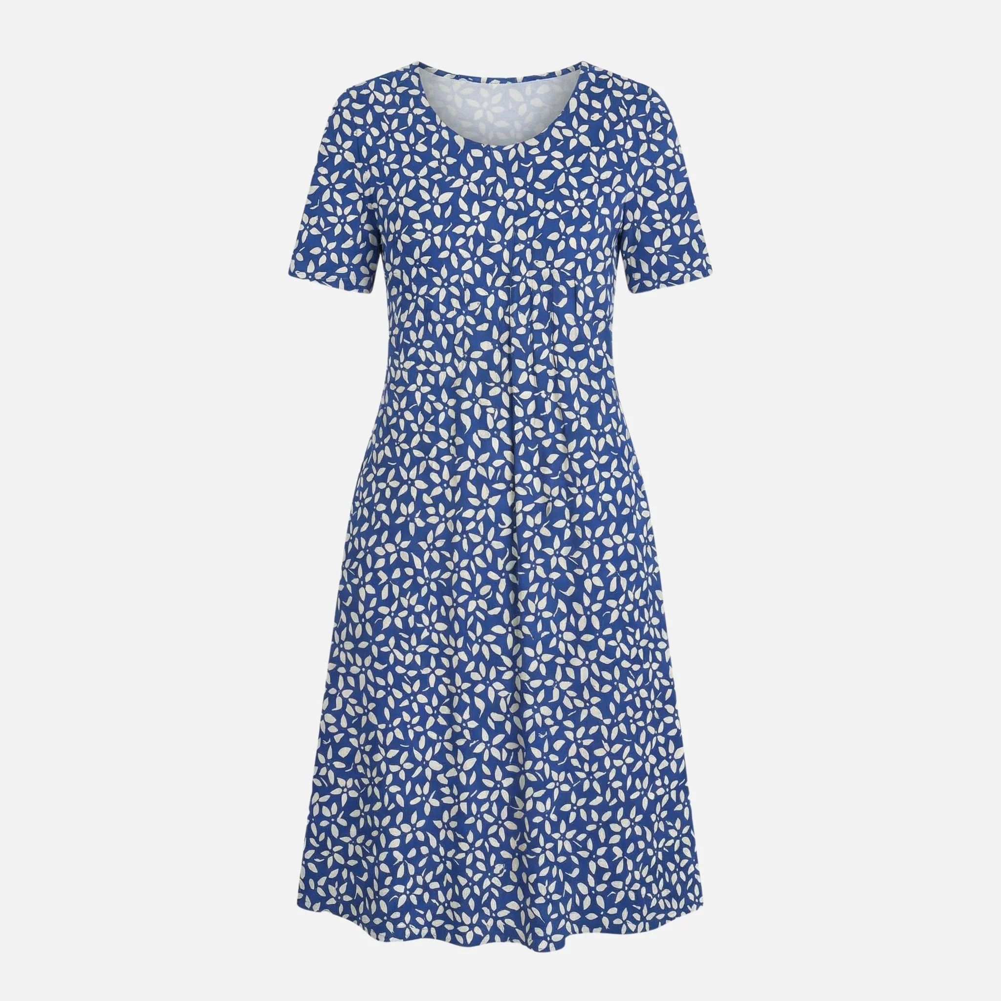 Käthe | Damen Viskose Midikleid Bindegürtel – Viskose Midi Tailliert Gürtel - Image 11
