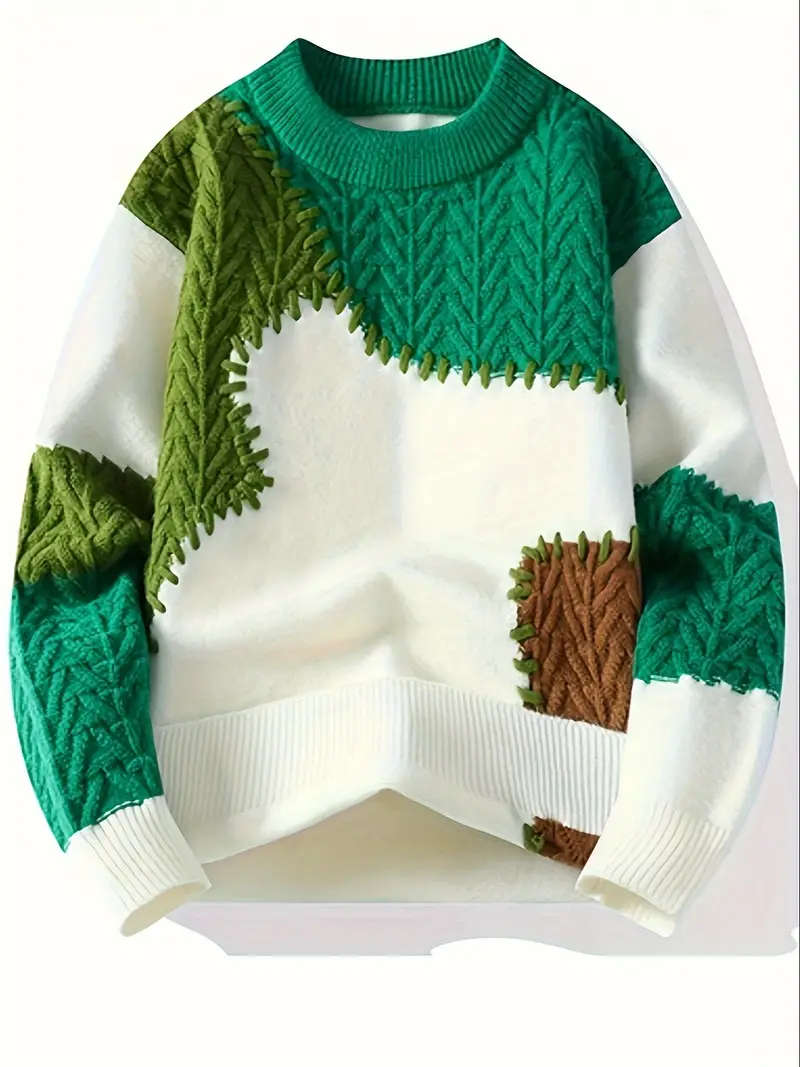 Wagner – Lässiger Strickpullover Mit Rundhalsausschnitt - Image 4